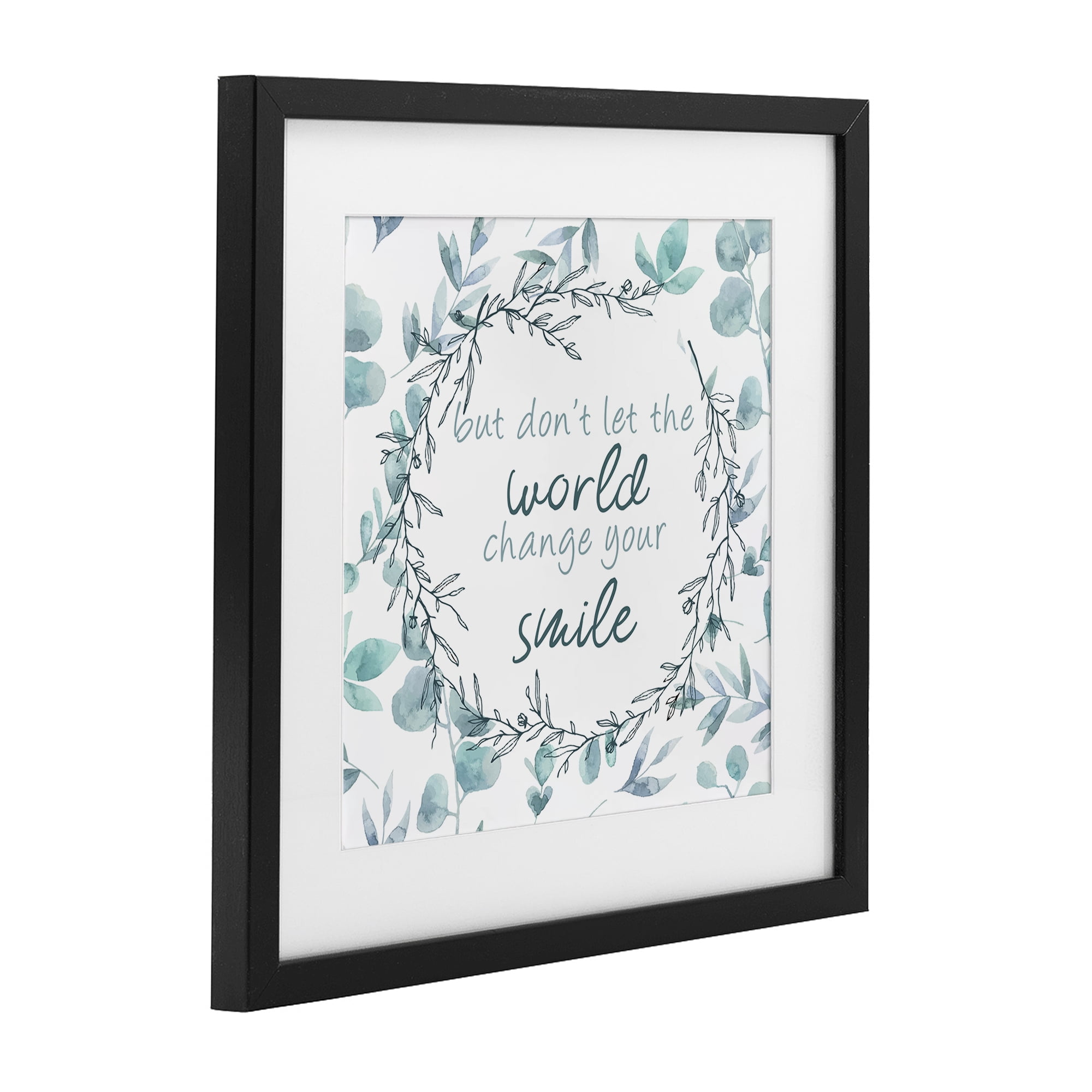 Stupell Industries Don't Let The World Change Black Framed Print Under Glass, design by Kim Allen