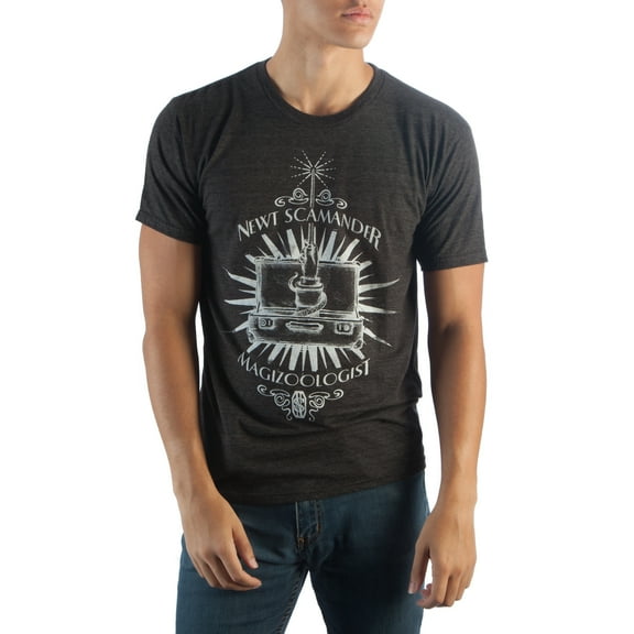 Fantastic Beasts Newt Charcoal T-Shirt Medium