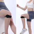 thumbnail image 4 of Breathable Reinforced Knee Support Straps Stability For Crosses Training Joggings And Long Distances Activities Pink, 4 of 5