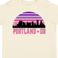 thumbnail image 4 of Inktastic Portland Oregon Retro Sunset Skyline Girls Toddler T-Shirt, 4 of 5