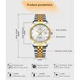thumbnail image 4 of Chenxi Watch Men Fashion Quartz Clock Watches Mens Brand Luxury Full Steel Business Waterproof Watch 2022 New Relogio Masculino - Quartz Wristwatches, 4 of 7