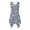 Shark Pattern Design, variant on HELLHERO Shark Pattern Design Sleeveless Sundress for Beach Vacation Pool Party, Irregular Hem Side Pockets Asymmetric Hem Midi Dress