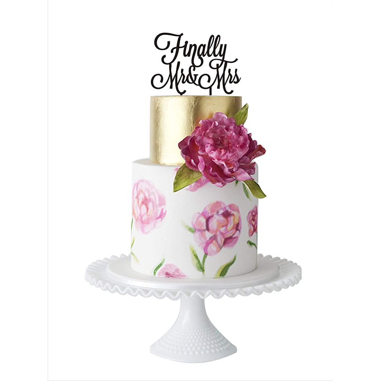 MR. & MRS. CAKE TOPPER — Something Sweet Bake Shoppe