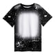thumbnail image 1 of Gibobby Blusa Termica Camiseta de manga corta con estampado de primavera y verano para niñas pequeñas （Negro， 12-13 Años), 1 of 3