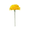 Yellow, variant on Artificial Orange Marigold Flowers 6 Inch Stems Faux Plastic Flower Heads