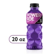POWERADE Electrolyte Enhanced Grape Sport Drink, 20 fl oz, Plastic Bottle