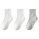thumbnail image 2 of Kids' 3-Pack Solid Color Cotton Sports Socks for Boys and Girls - Moisture Wicking, Odor Resistant, Everyday Wear, 2 of 6