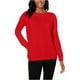 thumbnail image 1 of Suéter de Punto de Cable Tommy Hilfiger para Mujer Rojo Extragrande, 1 of 2