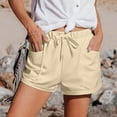 thumbnail image 3 of oqasdz Shorts for Women Straight Leg High Waisted Sports Athletic Loose Fashion Solid Color Cargo Pants with Pockets Summer Outdoor, 3 of 6