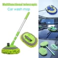 thumbnail image 2 of VALINK Retractable Car Washing Mop Brush Multifunctional Dust Removal Cleaning Rag Tool, 2 of 8