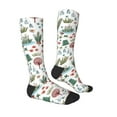 thumbnail image 3 of Balery Frog And Forest Plants Fun Novelty Socks Men'S Women'S Crew Socks Funny Crazy Novelty Socks Quirky And Cool Socks, 3 of 9