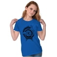 thumbnail image 3 of Hand Eye Crystal Ball Futuristic Spirit Womens Slim Fit Graphic Tee Brisco Brands M, 3 of 5