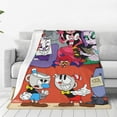 thumbnail image 2 of The Cuphead Show Fleece Blanket Super Soft Cozy Warm Flannel Fleece Throw Blanket For Couch Bed Sofa Throw 60"X50", 2 of 7