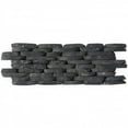 thumbnail image 4 of Bond Tile Picturesque Black Stacked Sliced Mosaic Wall Tile Sample, 4 of 6