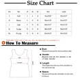 thumbnail image 3 of Dressy Tank Tops For Women Sevevn Women-Neck Solid Colour Sleeveless Camisole Tank Top Cropped Tank Tops For Women, 3 of 4