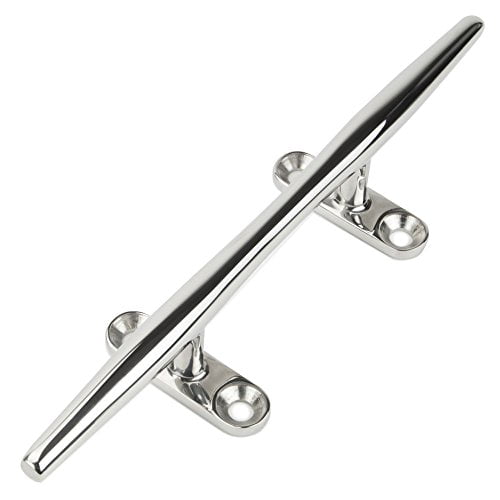 316 Stainless Steel Open Base Cleat Boat Dock Cleat Marine Hardware 4/5/6/8/10'' 