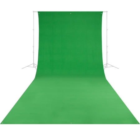 Image of Westcott 9 x 20-Feet Wrinkle-Resistant Polyester Background (ChromaKey Green)