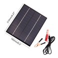 thumbnail image 4 of 5 5 Watt 12 Volt Polysilicon Solar Panel With Battery Clip For Outdoor Power, 4 of 7
