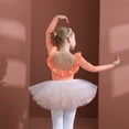 thumbnail image 2 of LYMAYTER Girls Toddler Ballet Leotards Criss-Cross Back Dance Dress Ballerina Outfits, 2 of 3