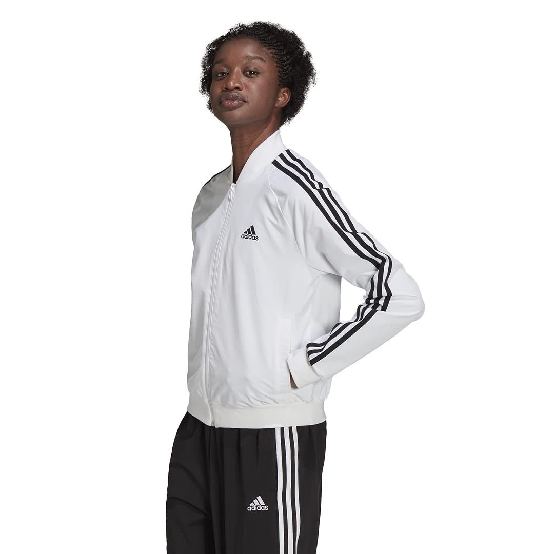 nike black jacket white stripe