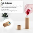 thumbnail image 3 of Durable Solid Perfume Container Empty Kraft Paper Chapstick Tube Holder 0.4oz Portable Kraft Paperboard Tubes for Men and Outdoor, 3 of 5