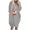 qa Gray, variant on LYXSSBYX Womens Dresses Clearance under 10.00 The Fashion Women's Winter Plus Size Loose O-Neck Pocket Christmas Printed Dress