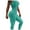 Sky Blue, variant on Womens Jumpsuits Backless Workout Textured Activewear Jumpers for Women
