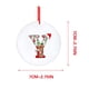 thumbnail image 1 of Decoraciones Del Árbol de Navidad con 26 Letras Del Alfabeto, Rojo Acrílico Fawn Colgante Ornamentos para el Hogar, Decoración Personalizada Del Árbol de Navidad para la Temporada de Vacaciones, 1 of 4