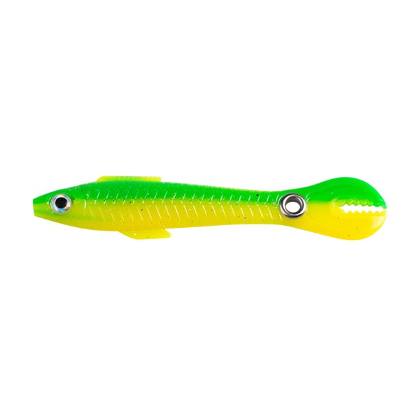 JShteea Cebo Artificial PVC 10cm/4in Cebos Falsos para Herramienta Pesca Al Aire Libre (verde)