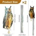 thumbnail image 2 of Dsseng Owl Bird Scare Reflective Hanging Decoration 2 Pcs Acrylic Material, 2 of 11