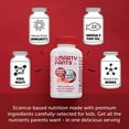 thumbnail image 3 of SmartyPants Kids Formula Daily Gummy Multivitamin: Vitamin C, D3, and Zinc for Immunity, Gluten Free, Omega 3 Fish Oil, Vitamin B6, B12, Cherry Berry, 120 Count (30 Day Supply), 3 of 3