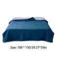 thumbnail image 2 of Summer Ice Silk Thin Blanket, Lightweight Breathable Cooling Throw, Machine Washable Soft Bedspread for Hot Sleepers, 2 of 5
