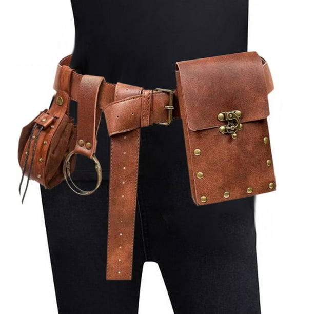 Bolsa de cinturón medieval, bolso único, bolsa de cinturón, bolsa