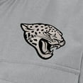 thumbnail image 2 of Women's Antigua Gray Jacksonville Jaguars  Brushed Carbon Even Par Full-Zip Jacket, 2 of 2