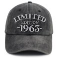 thumbnail image 4 of 70th Birthday Gifts for Women Men Vintage 1956 Hat for Dad Mom Black 70 Year Old Baseball Cap 70th Birthday Anniversary Retirement Decorations for Grandpa Grandma Papa Mama, 4 of 4