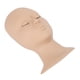 thumbnail image 2 of Cabeza de Maniquí de pestañas, ojos reemplazables, extensiones de pestañas, maquillaje, masaje, acupuntura, modelo de cabeza de práctica de silicona con pestañas, 2 of 8