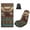 Tribal Deer Wolf Aztec, variant on FOR U DESIGNS Tribal Deer Wolf Aztec Print Car Seat Towel Covers for Dog Pet Washable Car Towel Cover with Storage Bag Absorbent Microfiber Towel for Workout Outdoor Sport Activities
