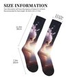 thumbnail image 5 of Bixox Fox Couple Print Compression Socks,Compression Socks Women & Men Circulation for Medical,Running,Athletic, 5 of 7