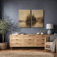 thumbnail image 2 of Canvas Print Vintage Landscape Wall Art Set of 2 Modern Farmhouse Decorative for Living Room Bedroom - 24"x36" x 2, 2 of 8