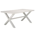 thumbnail image 4 of Safavieh Core Modern Aluminum Outdoor Dining Table, White, 4 of 10
