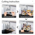 thumbnail image 5 of Yayeee Faucet Mat for Kitchen Sink 30" Diatomite Long Splash Guard Pad, Beige Flowers, 5 of 7