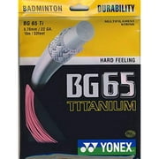 Yonex BG-65 Ti Pink Badminton String