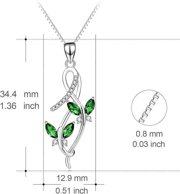 SISGEM Anniversary Jewelry Gifts for Her, 925 Sterling Silver Infinity Butterfly Pendant Necklace with Birthstone Crystal from Austria, Birthday Christmas Jewelry for Women 18 Inches (Gift Box)