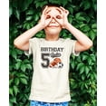 thumbnail image 2 of 5th Birthday Baller Shirt for Boys Sports Theme Five Party T-Shirt for Kids Natural Shirt Youth Small, 2 of 5
