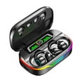 thumbnail image 2 of Kchsji Wireless Bluetooth Earphone Clip Style Headphones with RGB Light, Built-in 600mAh Battery SD Card MP3 Playback Bluetooth 53, for Sports Running Gym Workout Travel Music, 2 of 9