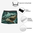 thumbnail image 4 of KLL Abstract Geometric Shark Men's Cotton Boxer Briefs Underwear-X-Large, 4 of 8