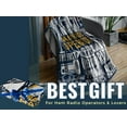 thumbnail image 3 of Ham Radio Gifts for Ham Radio Operator, Radio Lovers, Flannel Blanket Throw, 60 x 50 inches, 3 of 6