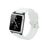 iWatchz Q Collection - Wrist pack for player - silicone, polycarbonate - white