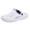 Clear, variant on Men's Orthopedic Cloud Slippers with Adjustable Back Straps Convertible Lightweight Wide Width Barefoot Water Sandals Indoor Outdoor Garden Shoes Clogs Clear Size 8.5