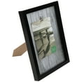 thumbnail image 3 of Northlight Wood Grain Clip-On Picture Frame - for a 5" x 7" Photo - Black, 3 of 9
